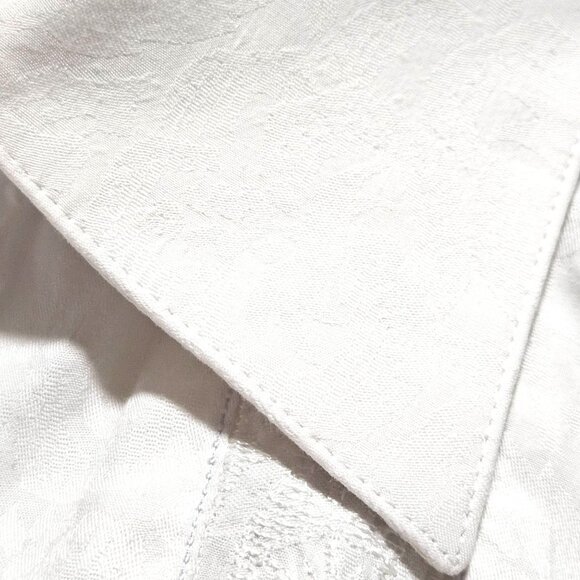 Robert Graham Men's White Long-Sleeve Button Shirt 2XL Wedding Jacquard Pattern - Picture 6 of 16